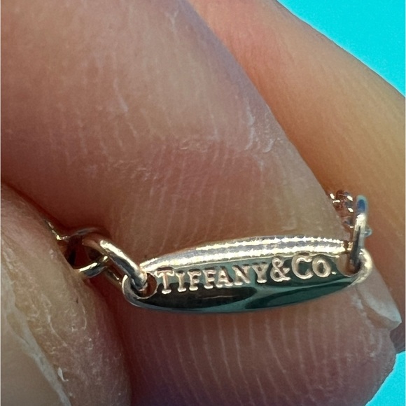 🔴Authentic TIFFANY & CO 18K ROSE GOLD Open Heart Necklace 🔴 - Picture 10 of 13